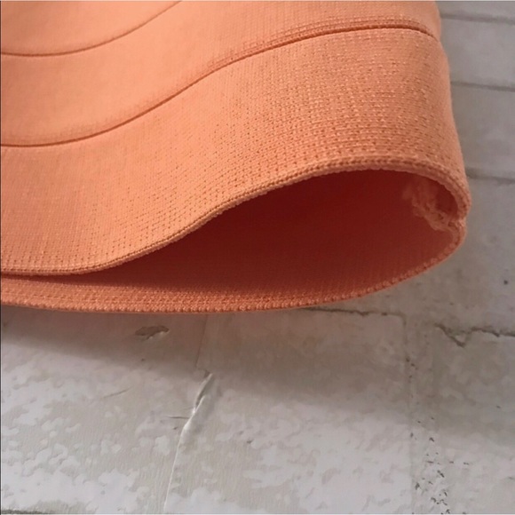 Orange Mini Bandage Dress - size Small - Picture 5 of 8